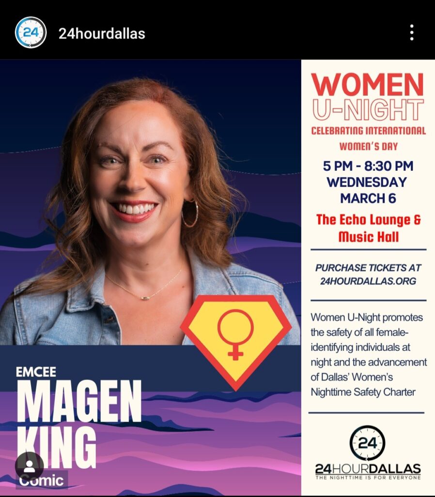 Upcoming comedy shows magen king