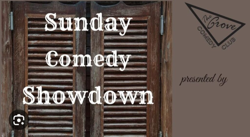 sunday comedy showdown flyer